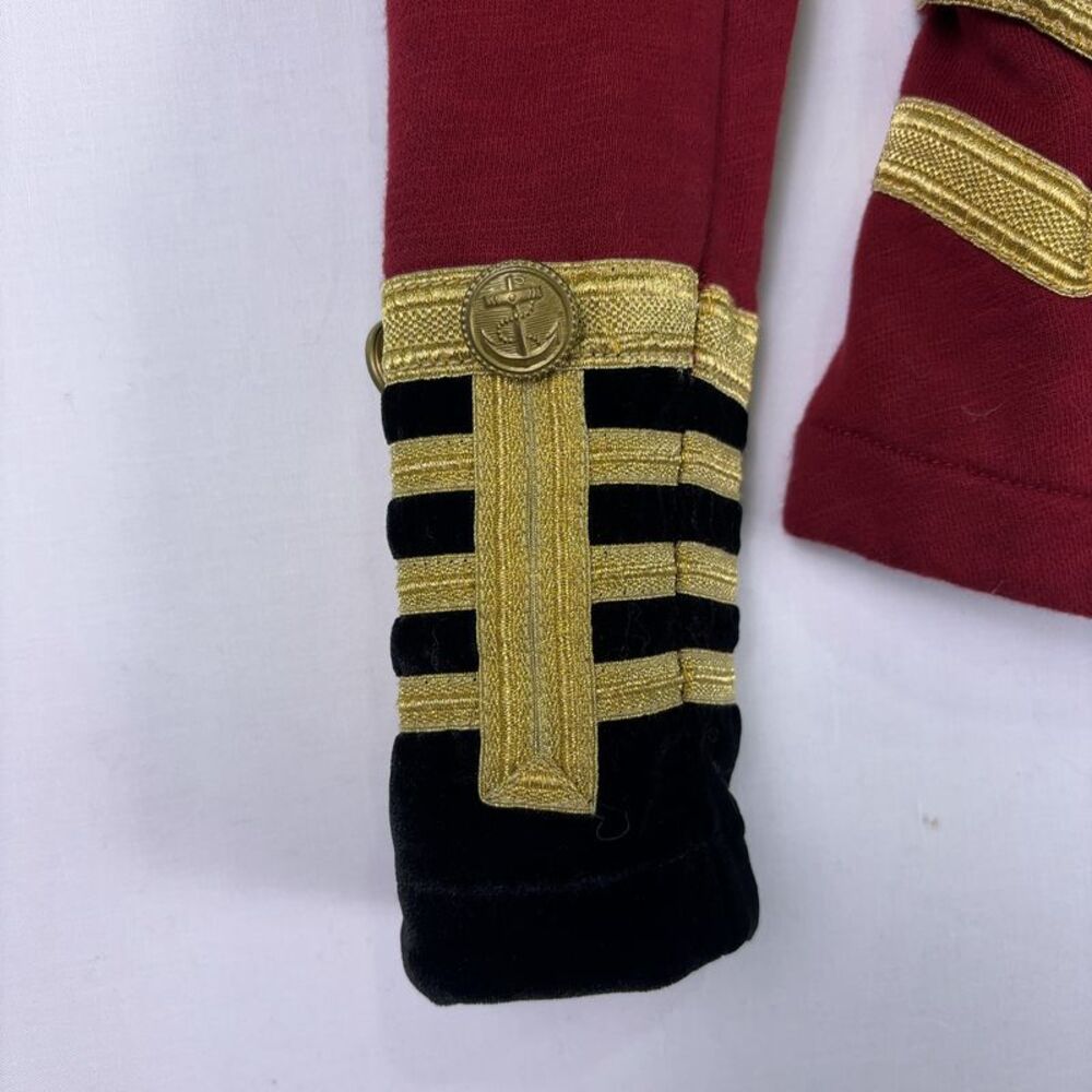 Denim & Supply Ralph Lauren Red Military Officer Jacket - Picture 3 of 8